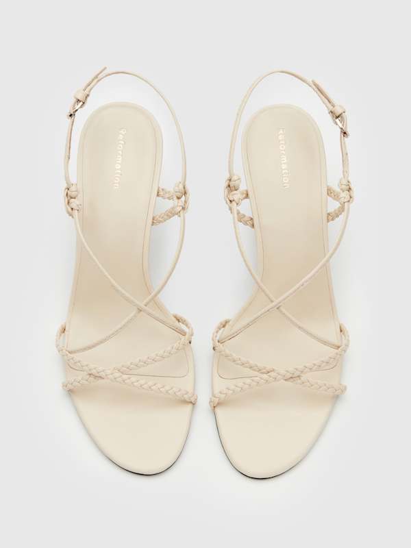Jackson Heeled Sandal - Almond Leather