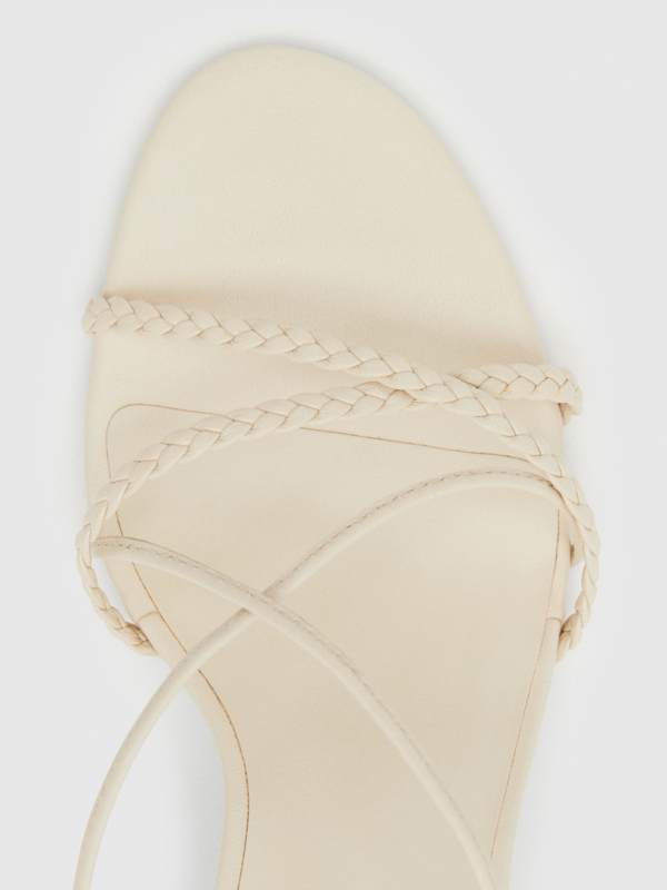 Jackson Heeled Sandal - Almond Leather