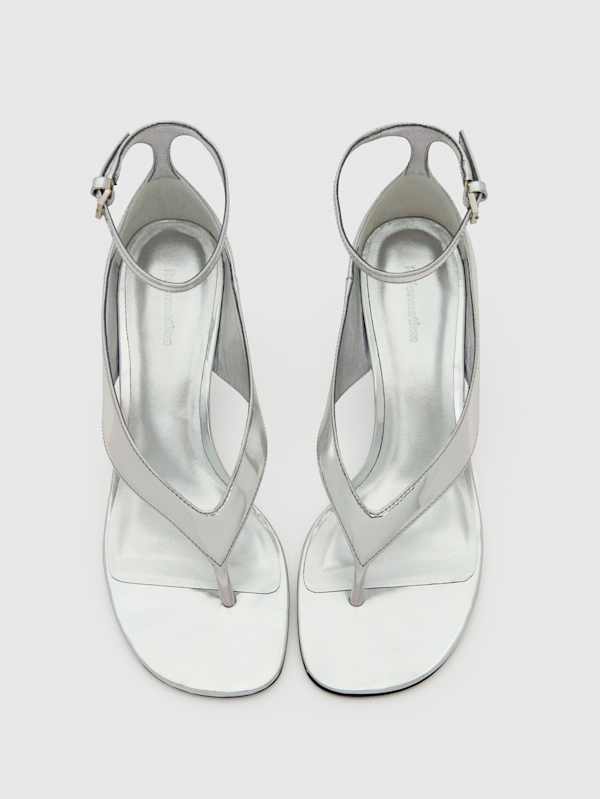 Stef Heeled Sandal - Mirror Metallic
