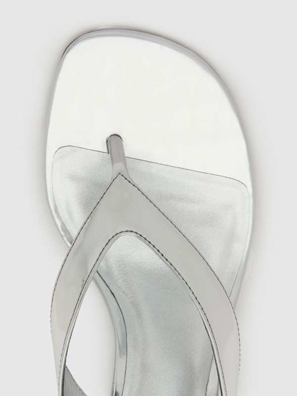 Stef Heeled Sandal - Mirror Metallic