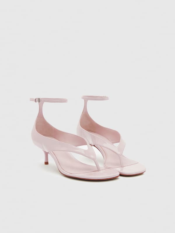 Stef Heeled Sandal - Pixie Dust Patent