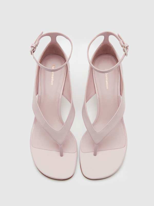 Stef Heeled Sandal - Pixie Dust Patent