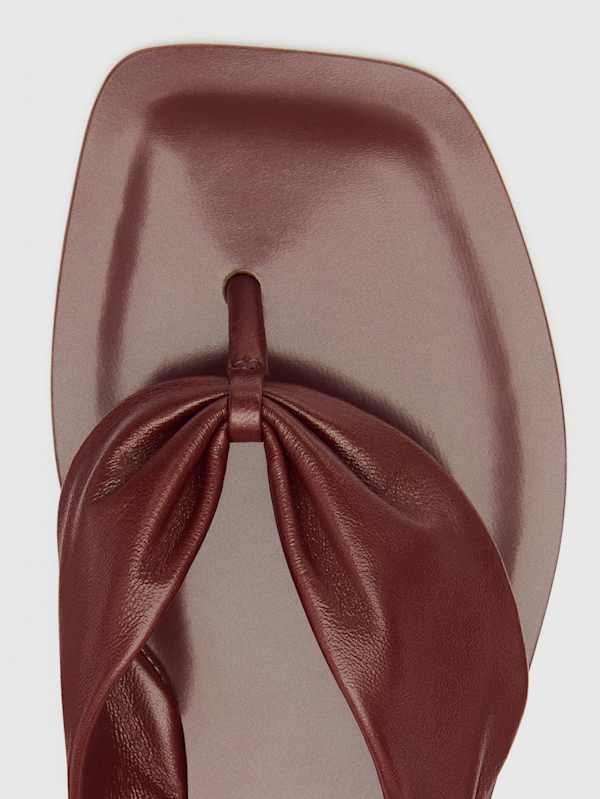 Larsen Thong Sandal - Ruby Leather