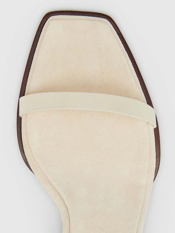 Lina Wedge Sandal - Almond Leather