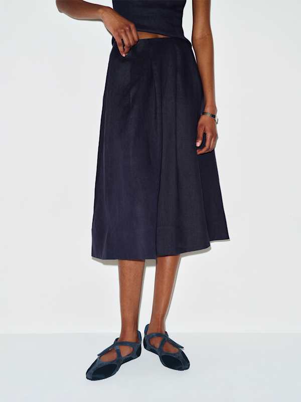 Terra Ballet Sneaker - Midnight Satin Suede