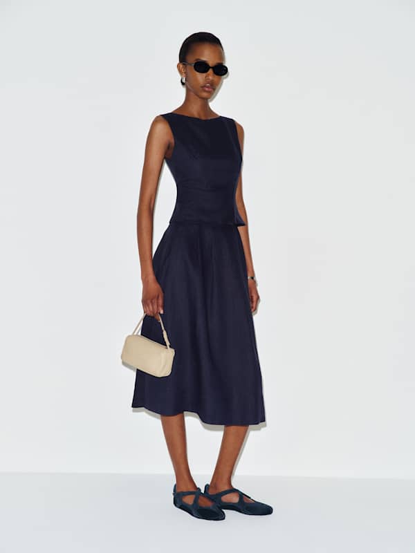 Terra Ballet Sneaker - Midnight Satin Suede