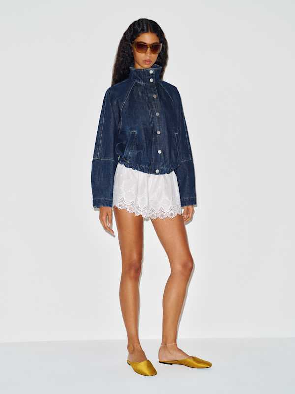 Corey Denim Bomber Jacket - Surge