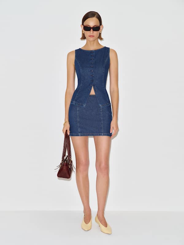 Lina Denim Two Piece - Salinas