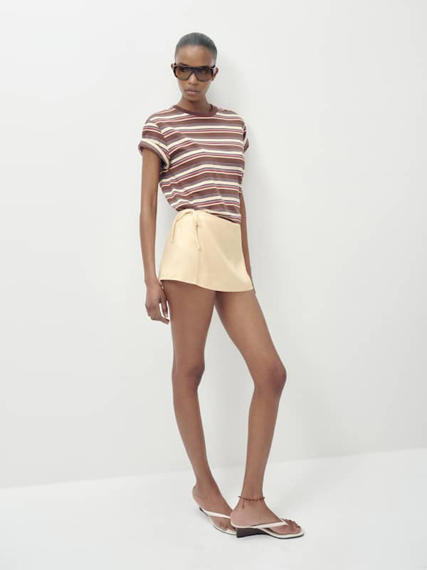 Laurel Linen Skort - Sugar