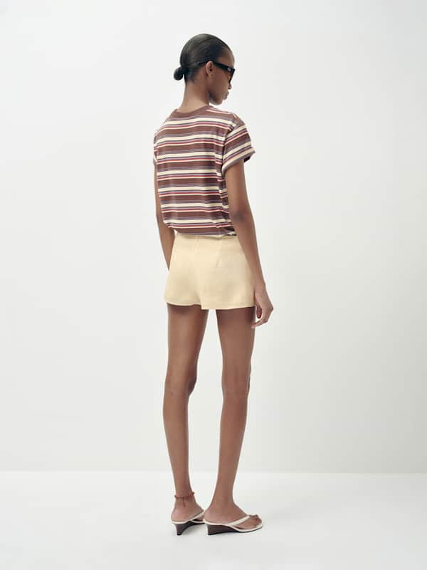 Laurel Linen Skort - Sugar