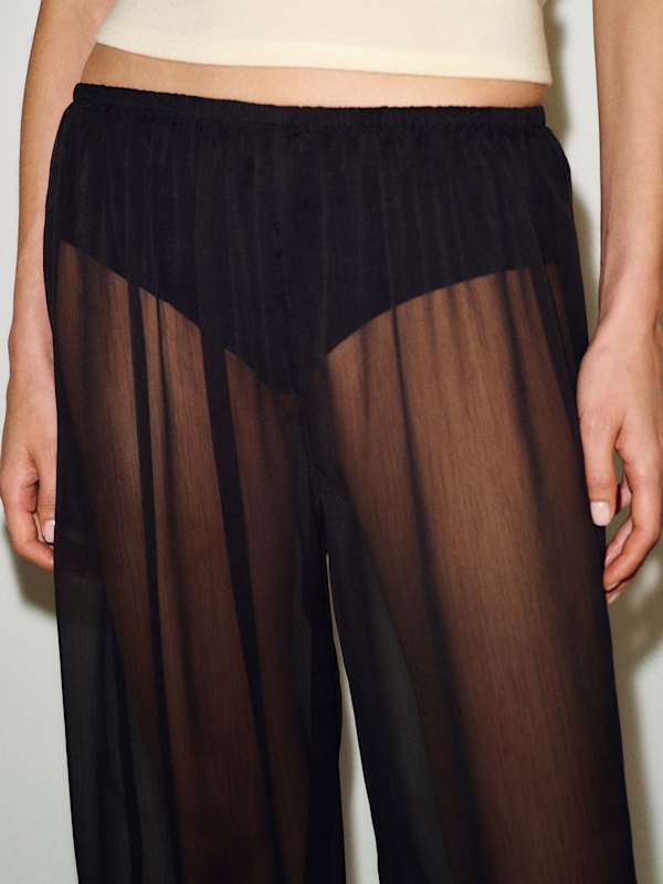 Aven Pant - Sheer Black