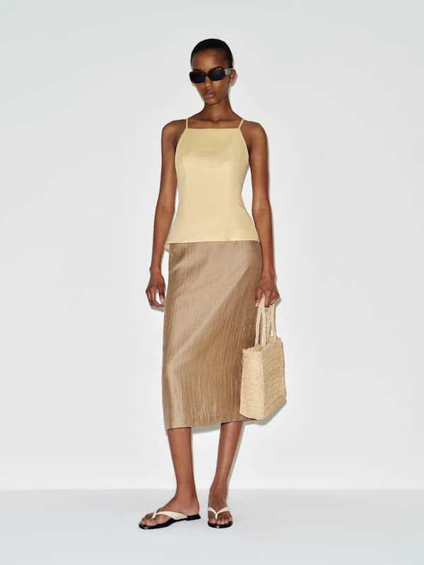 Finley Linen Top - Ray Of Light