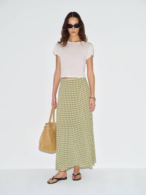 Abbie Skirt - Margarita Check