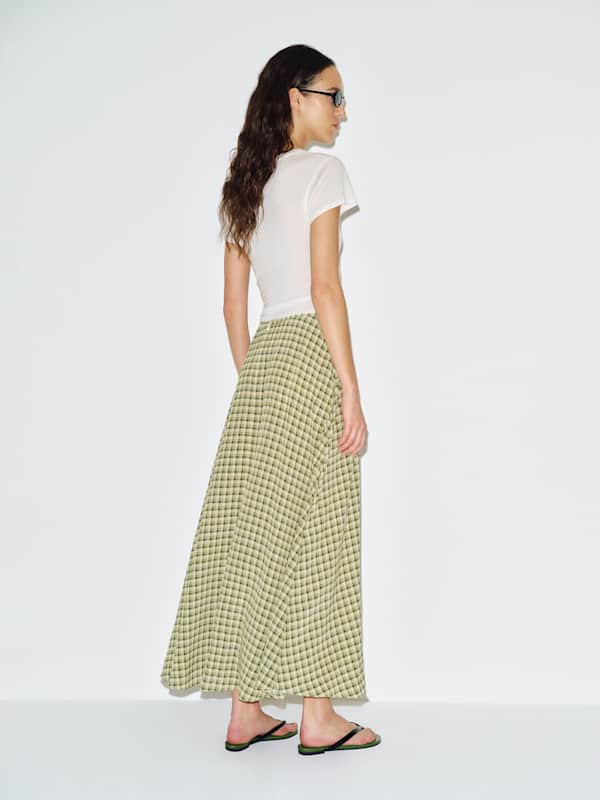 Abbie Skirt - Margarita Check