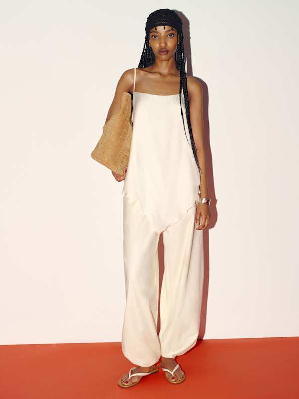 Esme Silk Twill Top - Fior Di Latte