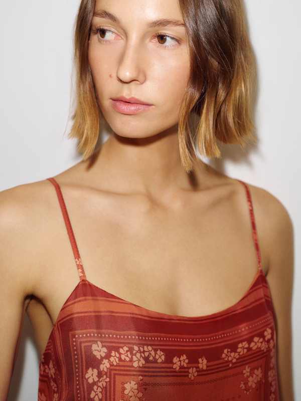 Esme Silk Twill Top - Lou Lou