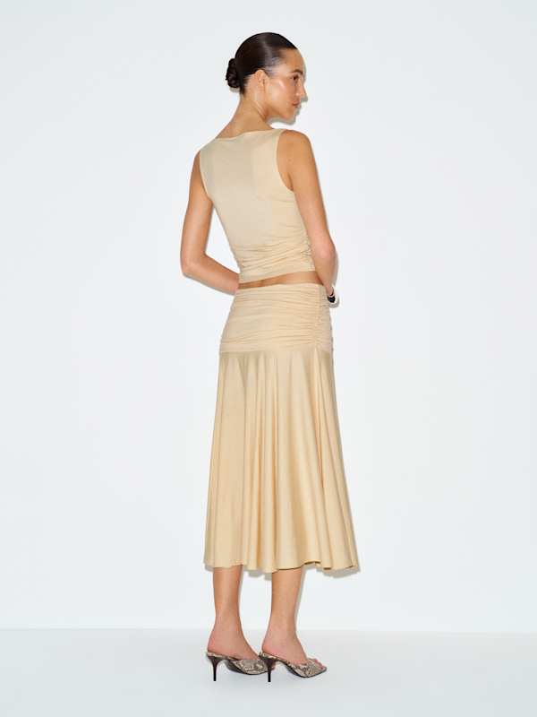 Demi Knit Two Piece - Parmesan