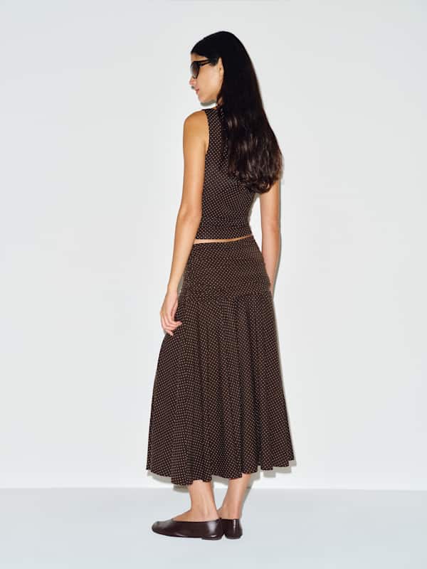Demi Knit Two Piece - Pin Dot