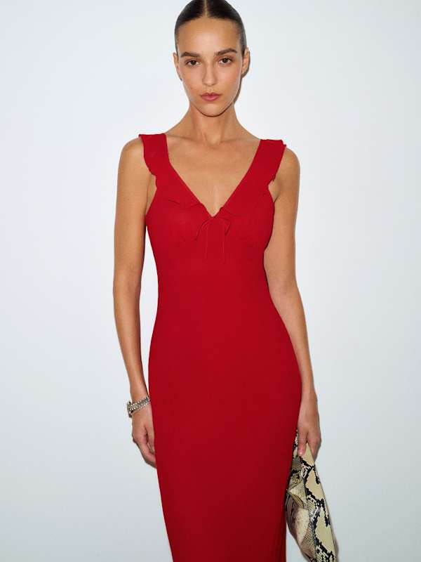Teleia Dress - Lipstick