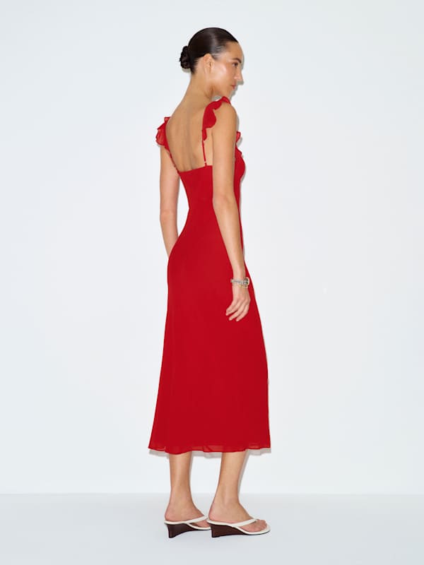 Teleia Dress - Lipstick