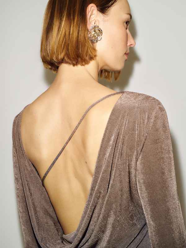 Abigail Knit Dress - Brown