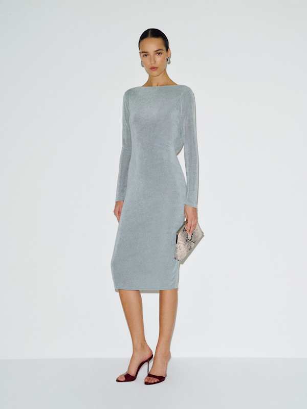 Abigail Knit Dress - Mineral