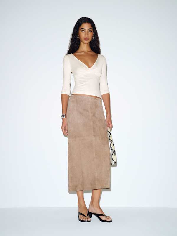 Aylani Knit Top - Fior Di Latte