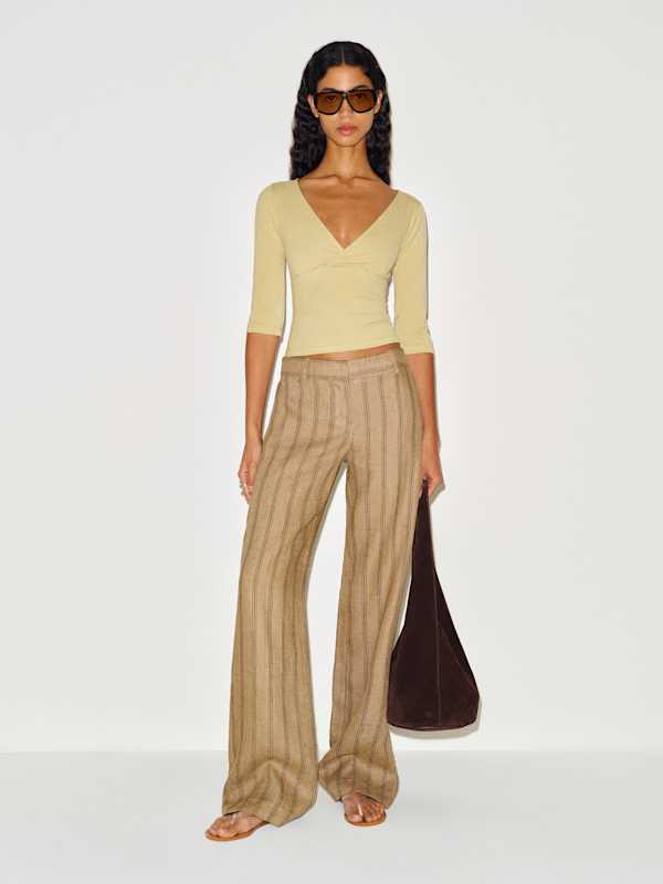 Aylani Knit Top - Lemongrass