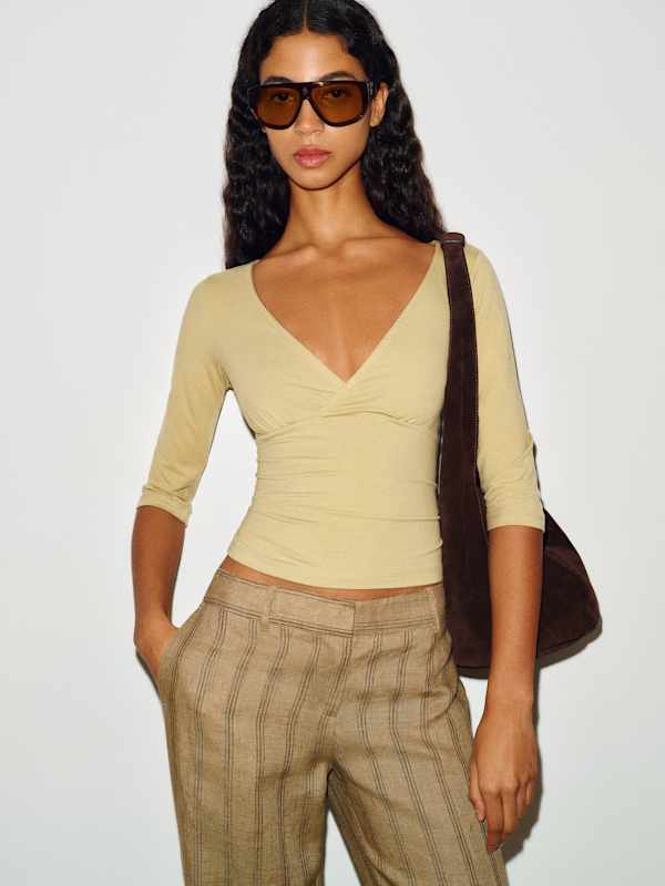 Aylani Knit Top - Lemongrass