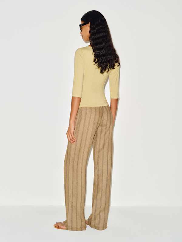 Aylani Knit Top - Lemongrass