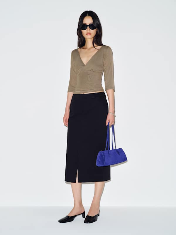 Aylani Knit Top - Poppyseed