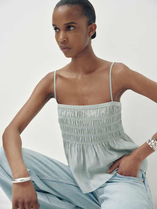 Cicely Top - Seafoam