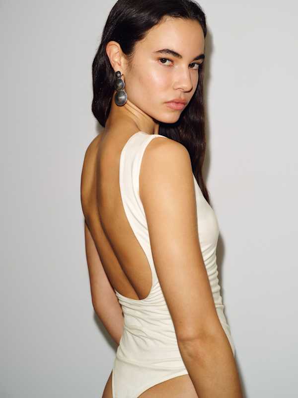 Body en maille Poppy - Fior Di Latte