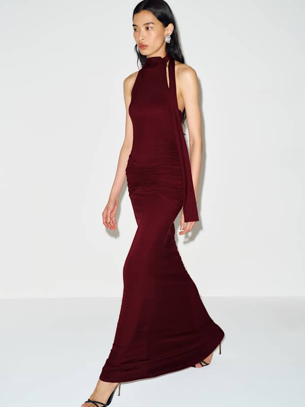 Serena Knit Dress - Boysenberry