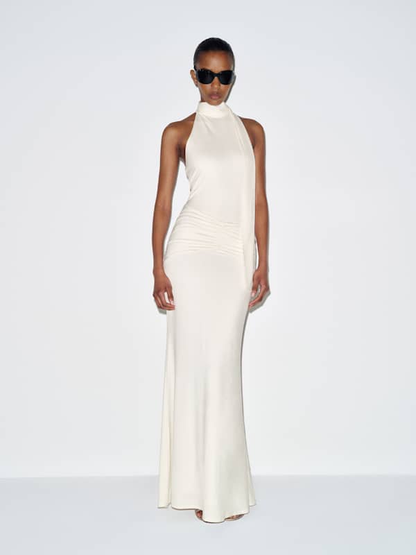 Serena Knit Dress - Fior Di Latte