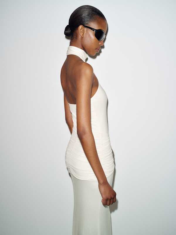 Serena Knit Dress - Fior Di Latte