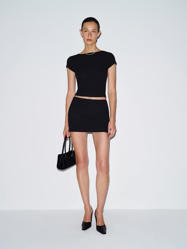 Layla Knit Two Piece - Black