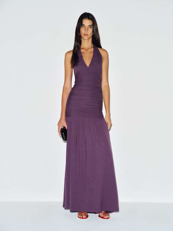 Hugo Knit Dress - Crushed Violet