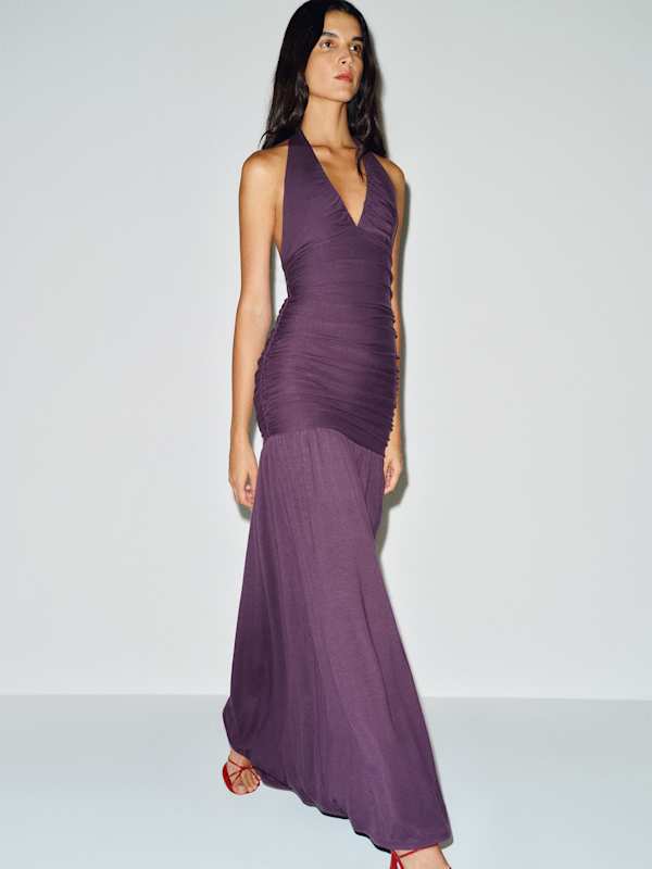 Hugo Knit Dress - Crushed Violet