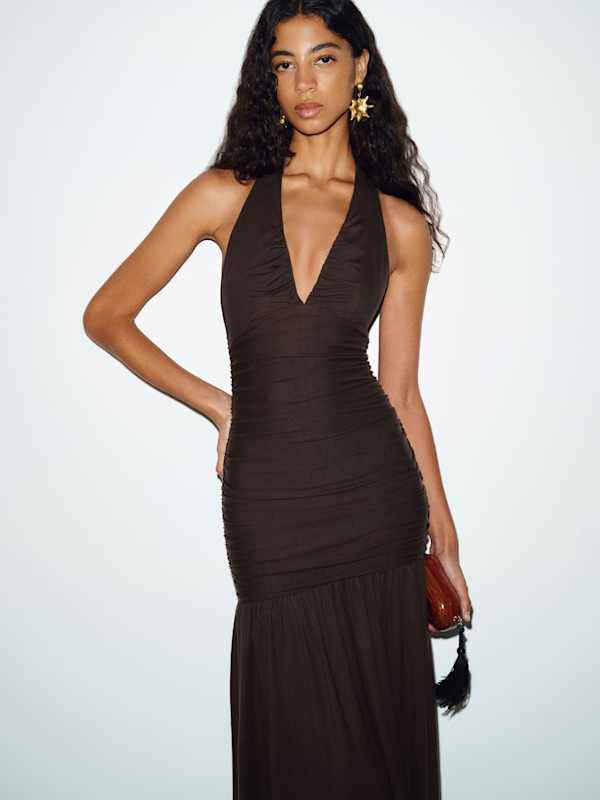 Hugo Knit Dress - Mole