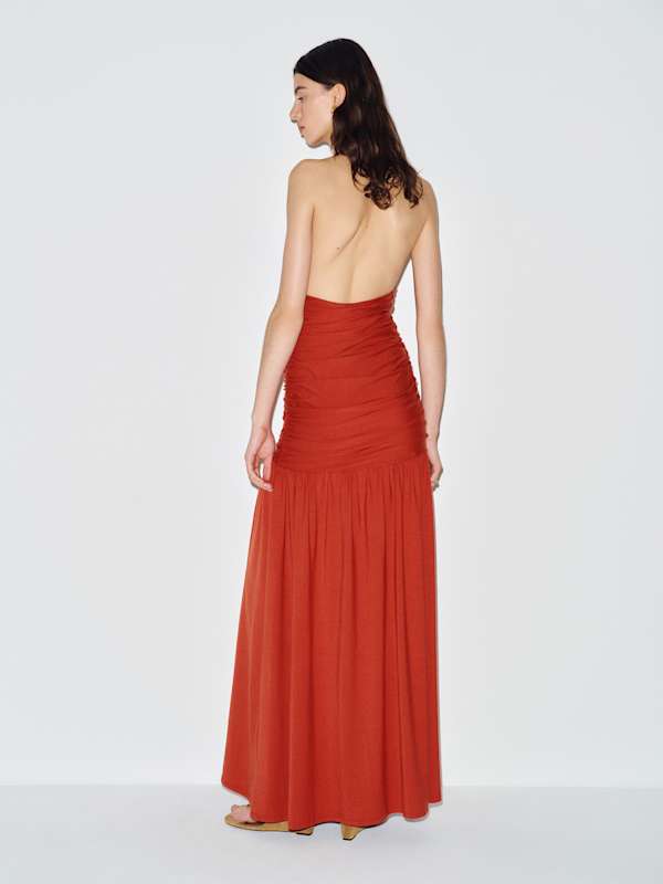 Hugo Knit Dress - Sundried Tomato