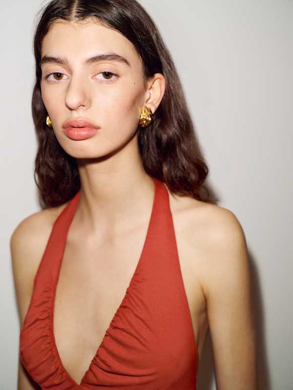 Hugo Knit Dress - Sundried Tomato
