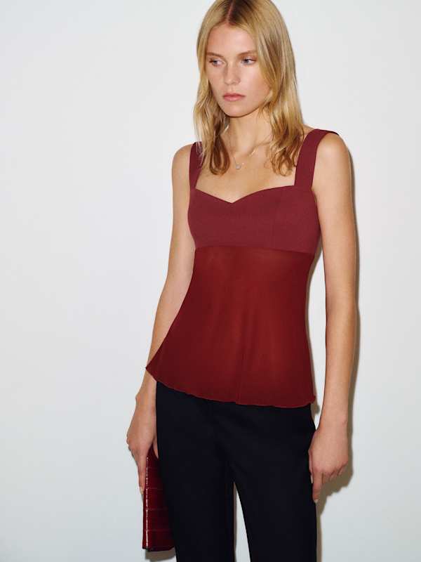 Nova Knit Top - Chianti