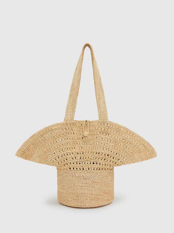 Sonia Hat Bag - Natural Raffia