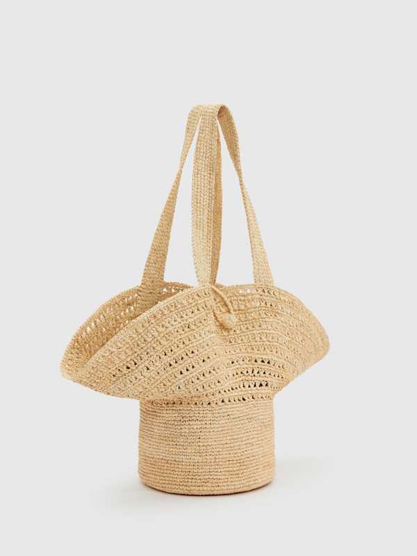 Sonia Hat Bag - Natural Raffia