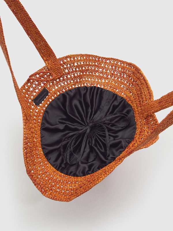 Sonia Hat Bag - Rustic Sienna Raffia