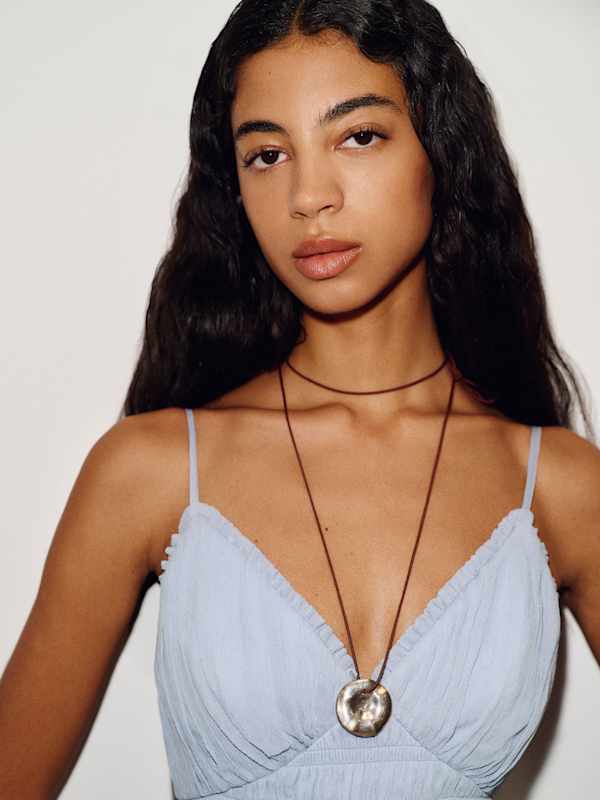 Fatima Dress - Cloud Blue