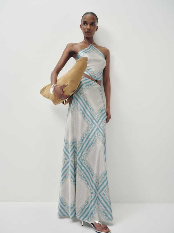 Effie Silk Two Piece - Bardot