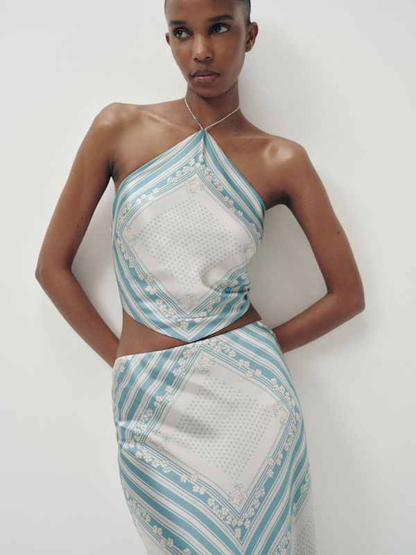 Effie Silk Two Piece - Bardot