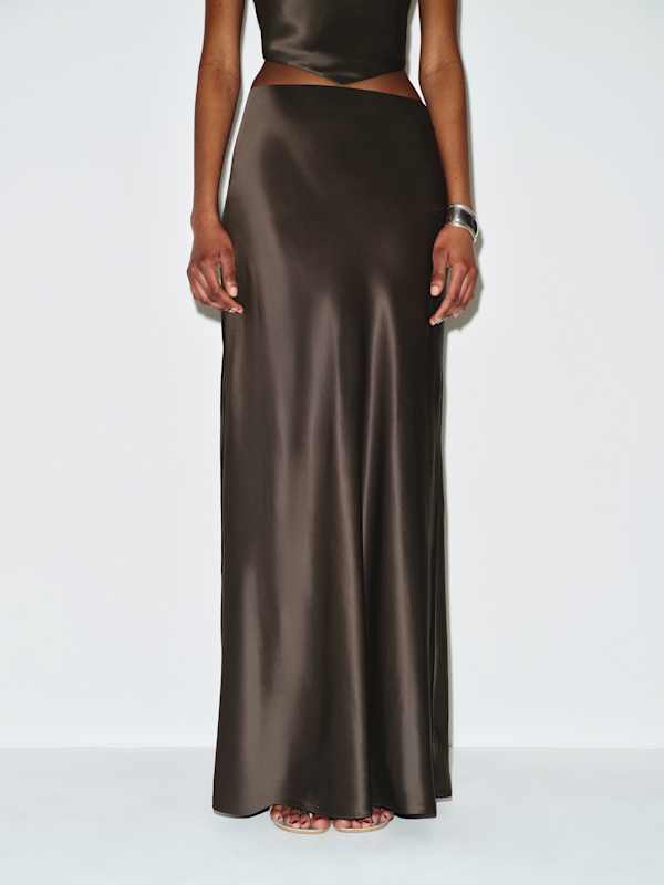 Effie Silk Two Piece - Black Pearl